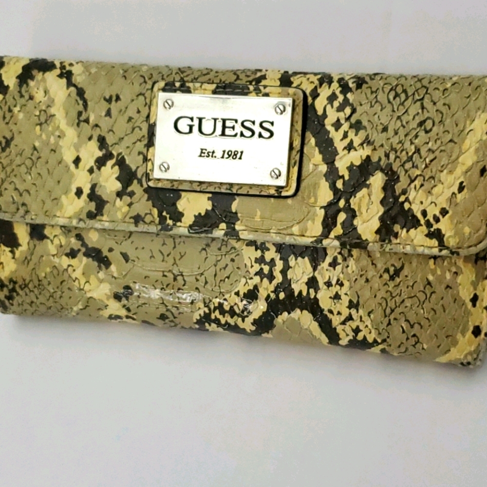 Guess Cream/Brown Wallet